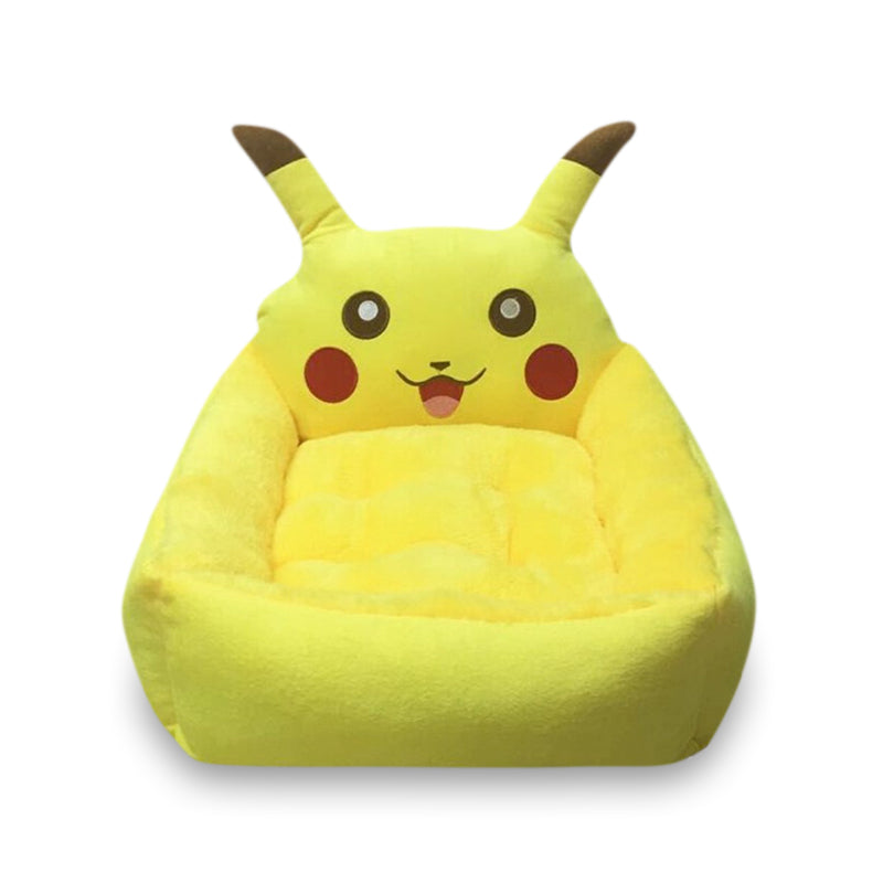 Pikachu Plush Pet Bed w/ Removable Pillow