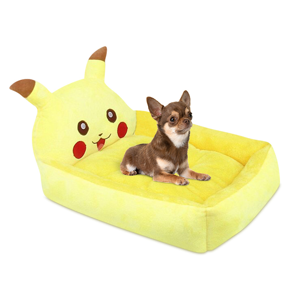 Pikachu Plush Pet Bed w/ Removable Pillow