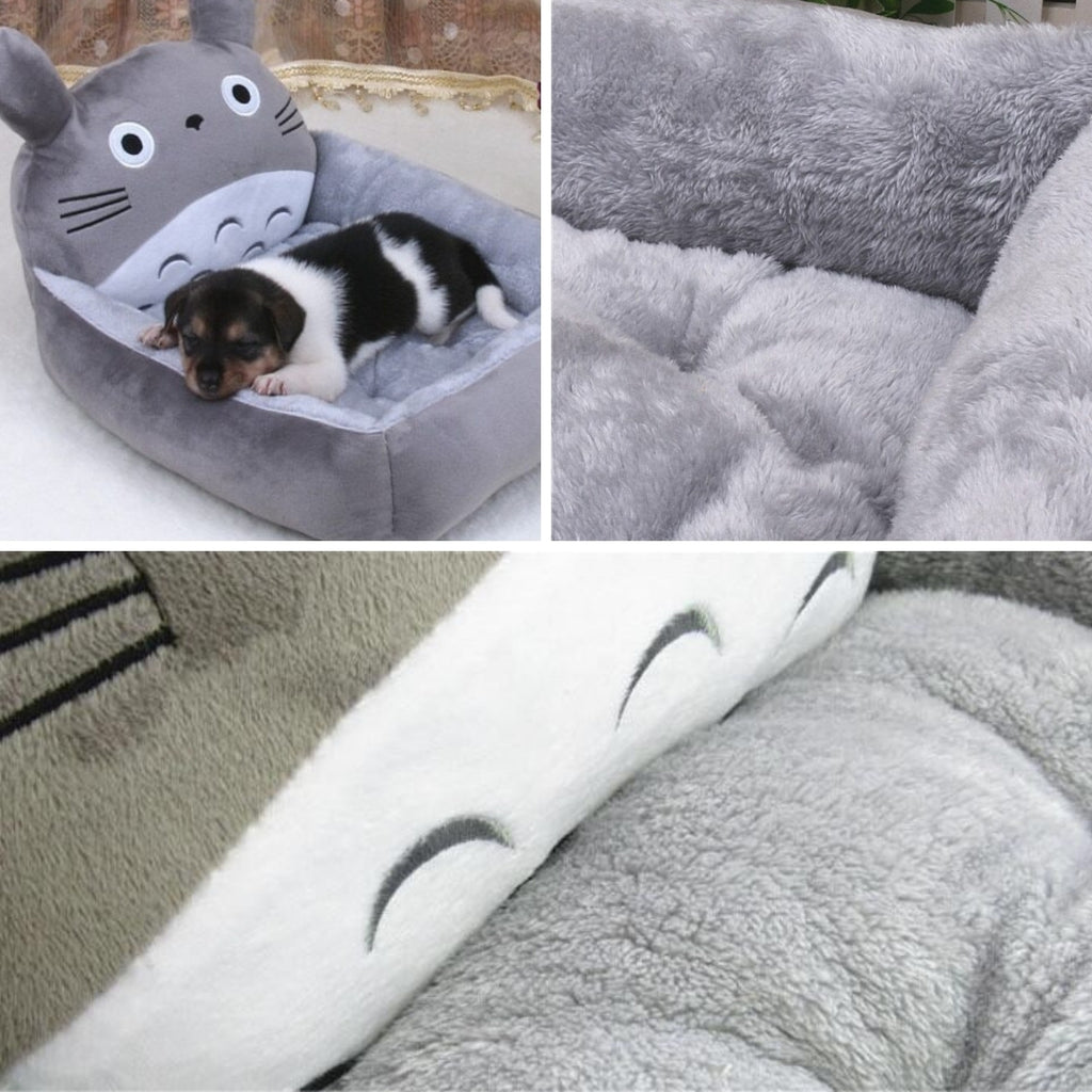 Totoro Plush Pet Bed w/ Removable Pillow